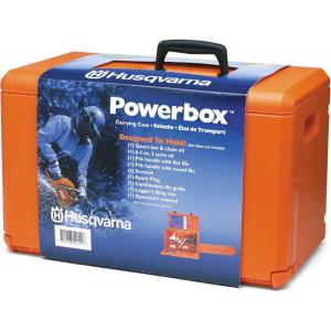 imageHusqvarna Powerbox Chainsaw Carrying Case Compatible with 455 Rancher 460 372XP and 575XP Chainsaw Case for Accessories Filing Equipment and Oil 100000107Case