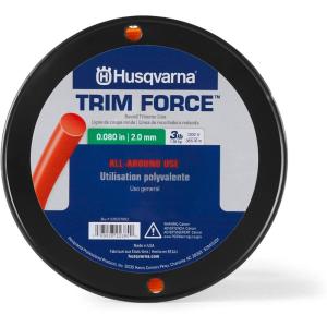 imageHusqvarna Trimforce 0080Inch 208Foot Spooled String Trimmer Line All Around Use Weed Eater Line 05 lb080 x 1200