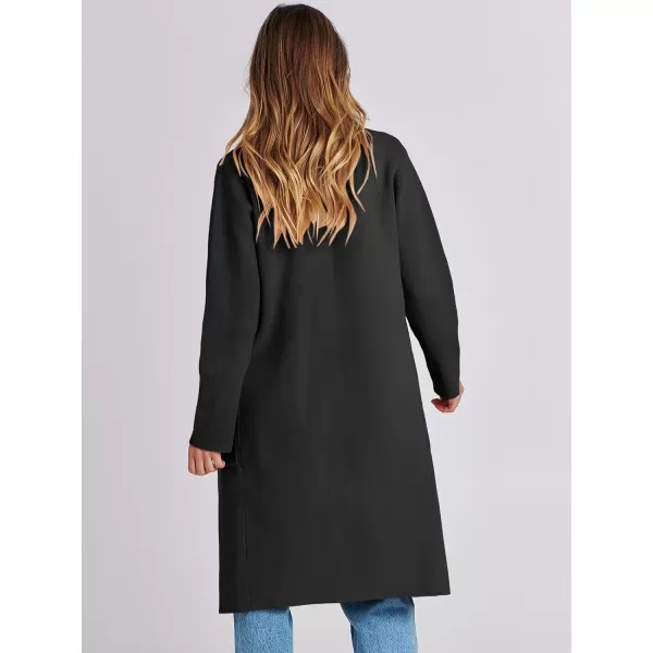 Caracilia Cardigan for Women Oversized Open Front Long Sleeve Sweater 2023 Fall Trendy Knit Blazer Jacket Outwear Coatigan