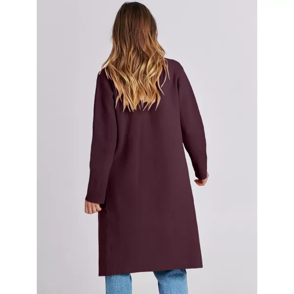 Caracilia Cardigan for Women Oversized Open Front Long Sleeve Sweater 2023 Fall Trendy Knit Blazer Jacket Outwear Coatigan