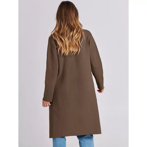 Caracilia Cardigan for Women Oversized Open Front Long Sleeve Sweater 2023 Fall Trendy Knit Blazer Jacket Outwear Coatigan