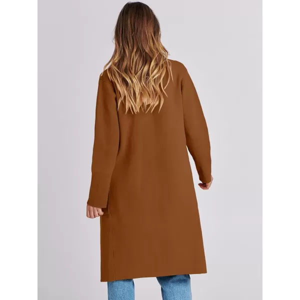 Caracilia Cardigan for Women Oversized Open Front Long Sleeve Sweater 2023 Fall Trendy Knit Blazer Jacket Outwear Coatigan