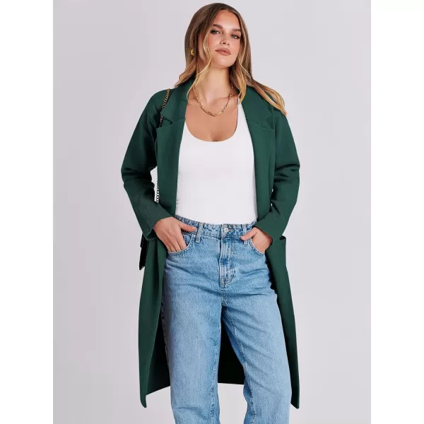 Caracilia Cardigan for Women Oversized Open Front Long Sleeve Sweater 2023 Fall Trendy Knit Blazer Jacket Outwear Coatigan