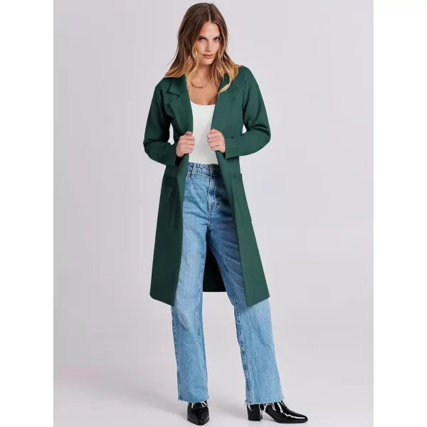 Caracilia Cardigan for Women Oversized Open Front Long Sleeve Sweater 2023 Fall Trendy Knit Blazer Jacket Outwear Coatigan