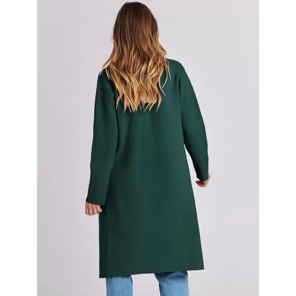 Caracilia Cardigan for Women Oversized Open Front Long Sleeve Sweater 2023 Fall Trendy Knit Blazer Jacket Outwear Coatigan