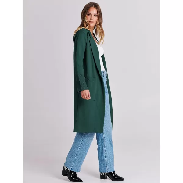 Caracilia Cardigan for Women Oversized Open Front Long Sleeve Sweater 2023 Fall Trendy Knit Blazer Jacket Outwear Coatigan