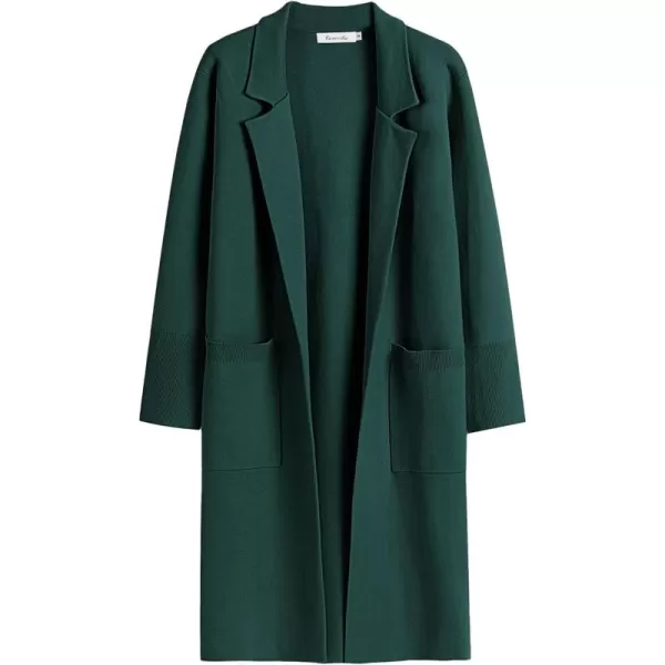 Caracilia Cardigan for Women Oversized Open Front Long Sleeve Sweater 2023 Fall Trendy Knit Blazer Jacket Outwear Coatigan