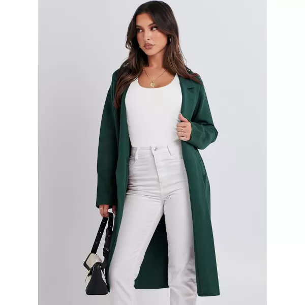 Caracilia Cardigan for Women Oversized Open Front Long Sleeve Sweater 2023 Fall Trendy Knit Blazer Jacket Outwear Coatigan