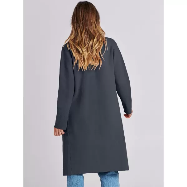Caracilia Cardigan for Women Oversized Open Front Long Sleeve Sweater 2023 Fall Trendy Knit Blazer Jacket Outwear Coatigan