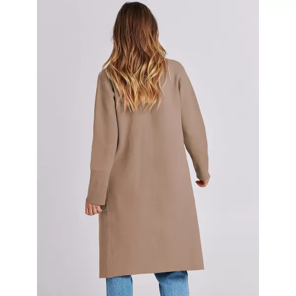 Caracilia Cardigan for Women Oversized Open Front Long Sleeve Sweater 2023 Fall Trendy Knit Blazer Jacket Outwear Coatigan
