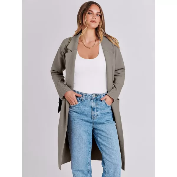 Caracilia Cardigan for Women Oversized Open Front Long Sleeve Sweater 2023 Fall Trendy Knit Blazer Jacket Outwear Coatigan