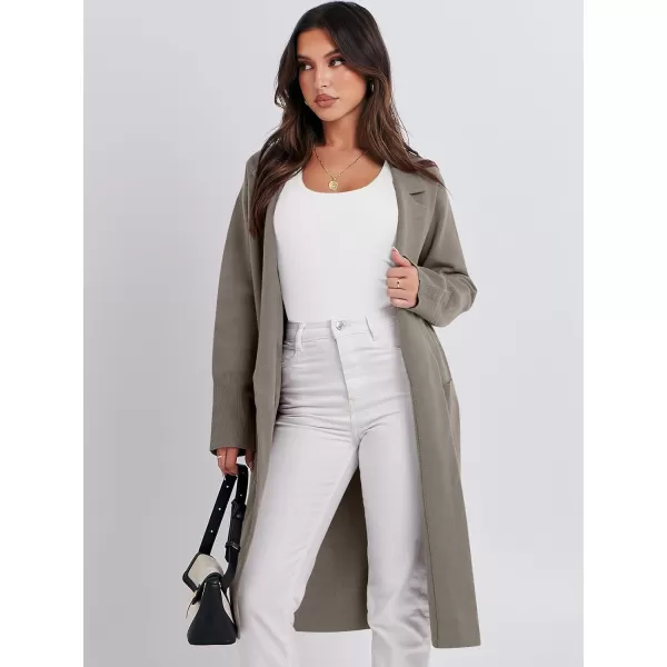 Caracilia Cardigan for Women Oversized Open Front Long Sleeve Sweater 2023 Fall Trendy Knit Blazer Jacket Outwear Coatigan