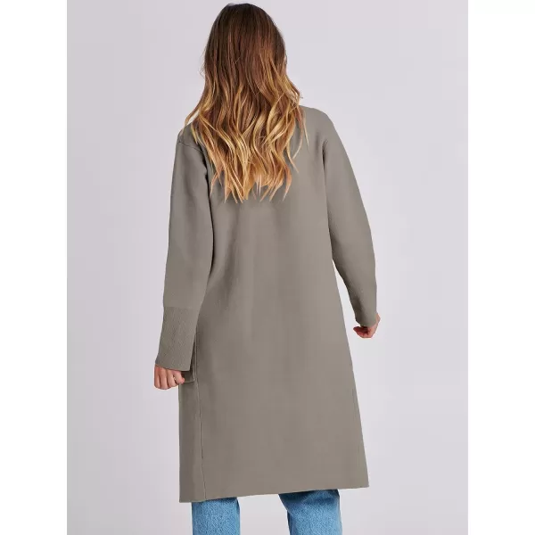 Caracilia Cardigan for Women Oversized Open Front Long Sleeve Sweater 2023 Fall Trendy Knit Blazer Jacket Outwear Coatigan