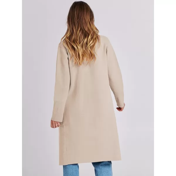 Caracilia Cardigan for Women Oversized Open Front Long Sleeve Sweater 2023 Fall Trendy Knit Blazer Jacket Outwear Coatigan