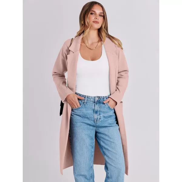 Caracilia Cardigan for Women Oversized Open Front Long Sleeve Sweater 2023 Fall Trendy Knit Blazer Jacket Outwear Coatigan