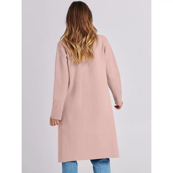 Caracilia Cardigan for Women Oversized Open Front Long Sleeve Sweater 2023 Fall Trendy Knit Blazer Jacket Outwear Coatigan