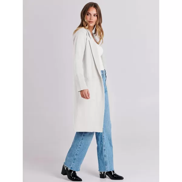 Caracilia Cardigan for Women Oversized Open Front Long Sleeve Sweater 2023 Fall Trendy Knit Blazer Jacket Outwear Coatigan