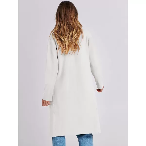 Caracilia Cardigan for Women Oversized Open Front Long Sleeve Sweater 2023 Fall Trendy Knit Blazer Jacket Outwear Coatigan