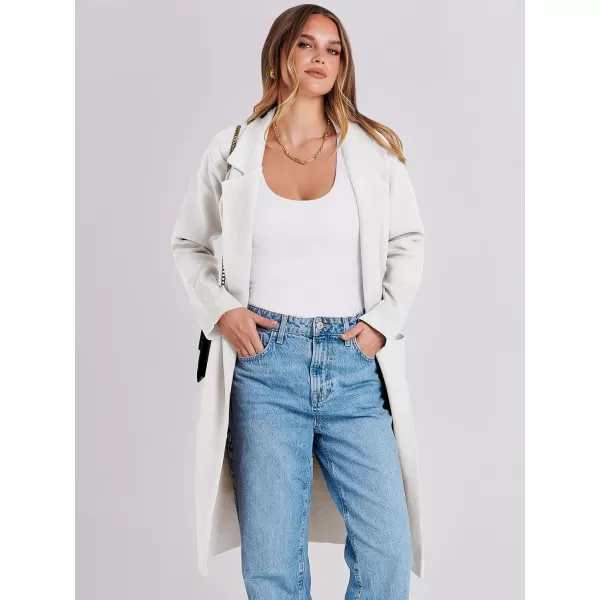 Caracilia Cardigan for Women Oversized Open Front Long Sleeve Sweater 2023 Fall Trendy Knit Blazer Jacket Outwear Coatigan