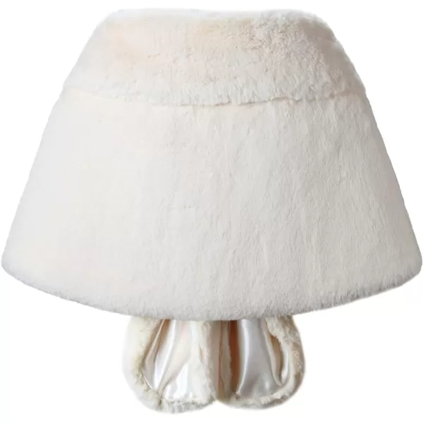 Caracilia Faux Fur Shawl Wrap Stole Shrug Winter Bridal Wedding Cover Up