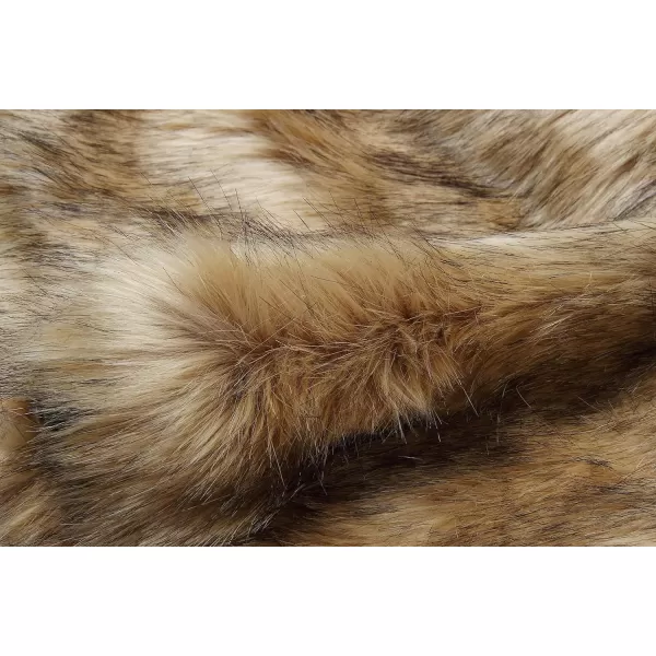 Caracilia Faux Fur Shawl Wrap Stole Shrug Winter Bridal Wedding Cover Up