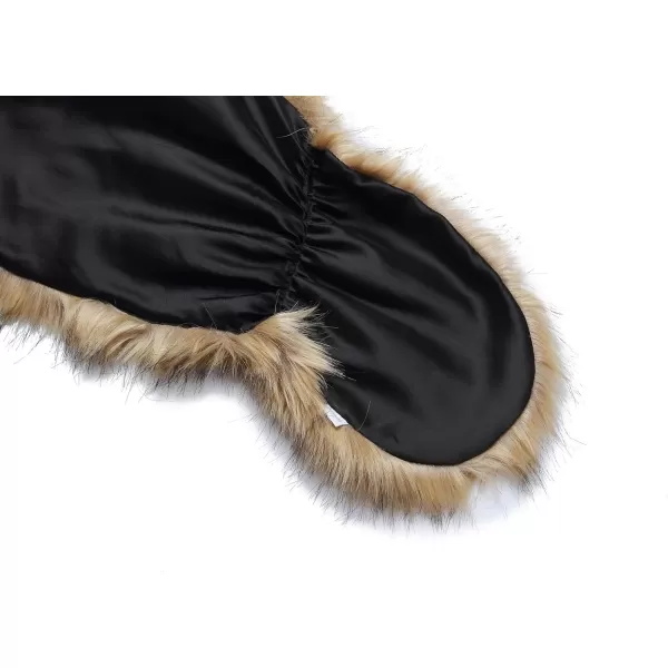 Caracilia Faux Fur Shawl Wrap Stole Shrug Winter Bridal Wedding Cover Up