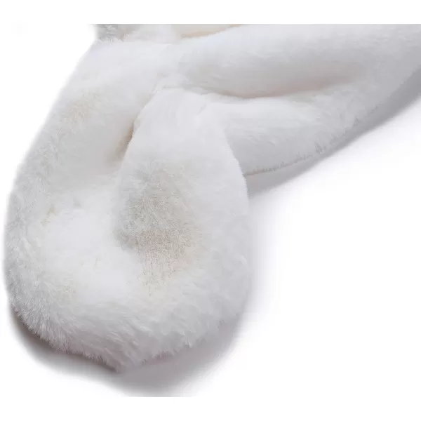 Caracilia Faux Fur Shawl Wrap Stole Shrug Winter Bridal Wedding Cover Up
