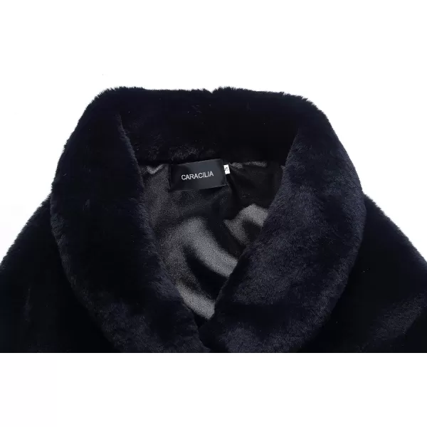 Caracilia Faux Fur Shawl Wrap Stole Shrug Winter Bridal Wedding Cover Up