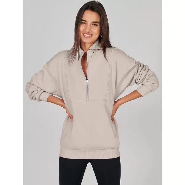 Caracilia Half Zip Sweatshirts Cropped Hoodies Fleece Quarter Zip Up Pullover Top Sweater Fall Outfits 2023 Winter Clothes