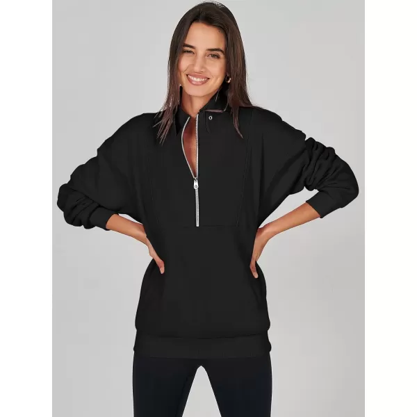 Caracilia Half Zip Sweatshirts Cropped Hoodies Fleece Quarter Zip Up Pullover Top Sweater Fall Outfits 2023 Winter Clothes