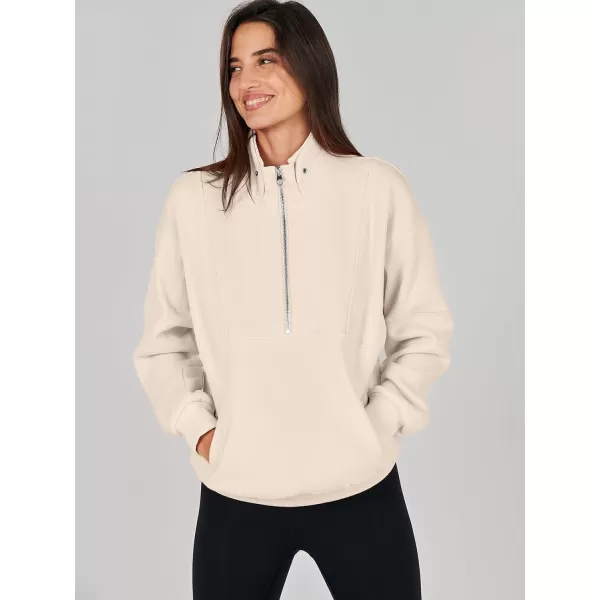 Caracilia Half Zip Sweatshirts Cropped Hoodies Fleece Quarter Zip Up Pullover Top Sweater Fall Outfits 2023 Winter Clothes