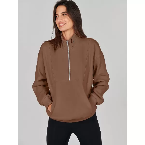 Caracilia Half Zip Sweatshirts Cropped Hoodies Fleece Quarter Zip Up Pullover Top Sweater Fall Outfits 2023 Winter Clothes