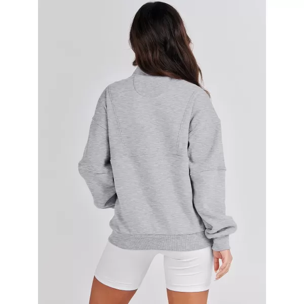 Caracilia Half Zip Sweatshirts Cropped Hoodies Fleece Quarter Zip Up Pullover Top Sweater Fall Outfits 2023 Winter Clothes