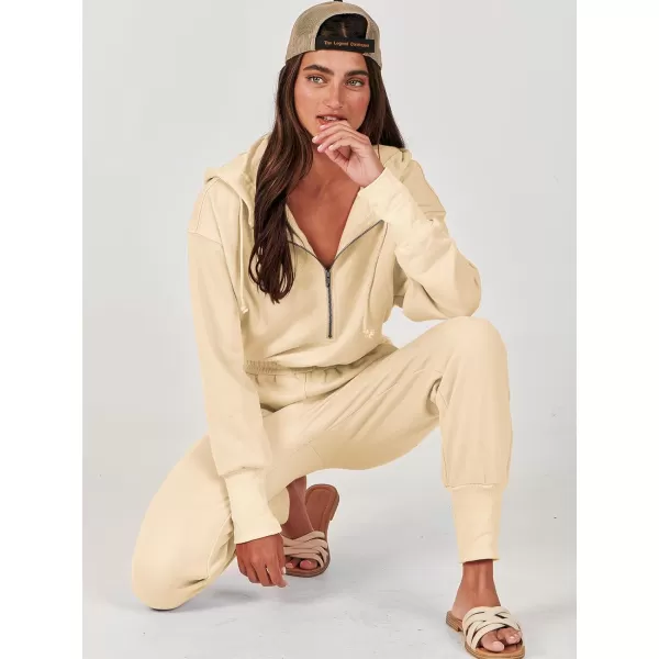 Caracilia Jumpsuits for Women Dressy Casual Rompers Onesies Trendy Outfits Long Sleeve Comfy Baggy Clothes