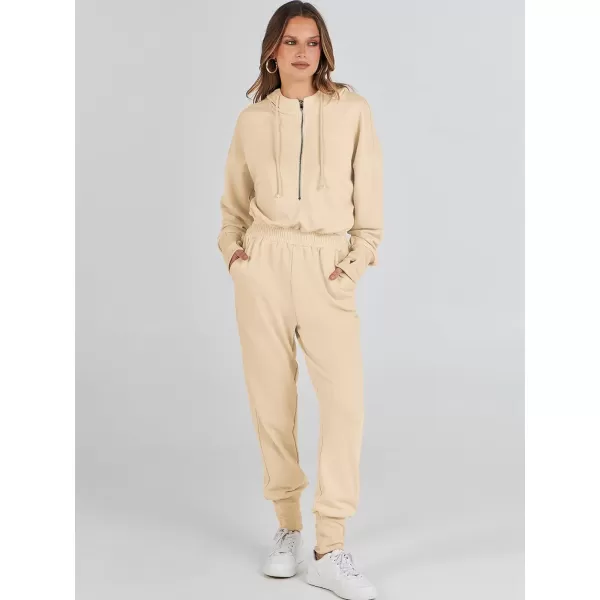 Caracilia Jumpsuits for Women Dressy Casual Rompers Onesies Trendy Outfits Long Sleeve Comfy Baggy Clothes