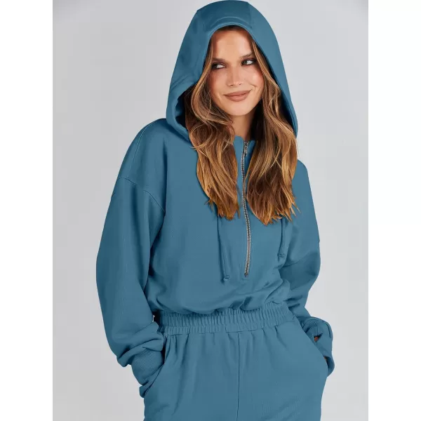 Caracilia Jumpsuits for Women Dressy Casual Rompers Onesies Trendy Outfits Long Sleeve Comfy Baggy Clothes