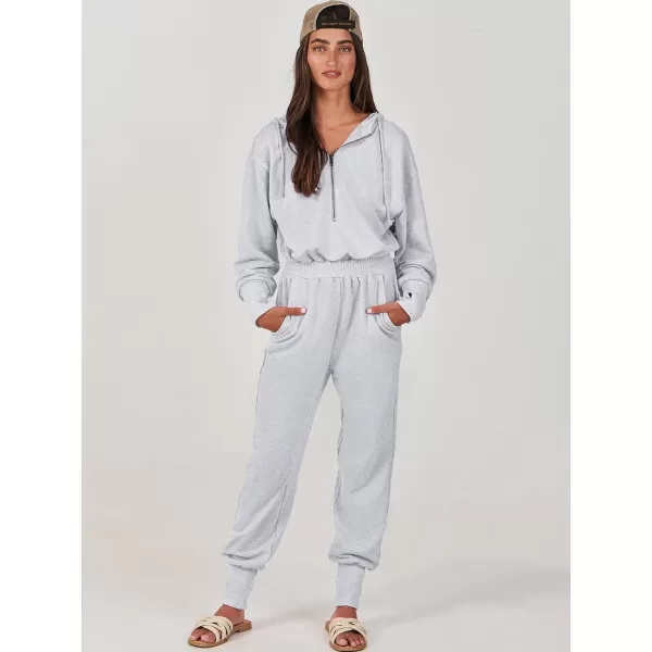 Caracilia Jumpsuits for Women Dressy Casual Rompers Onesies Trendy Outfits Long Sleeve Comfy Baggy Clothes