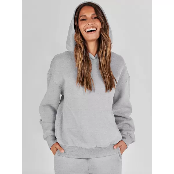 Caracilia Women 2 Piece Outfits Hoodie Sweatshirt Tracksuit Oversized Jogger Sweatpants Lounge Matching Sweatsuit Set