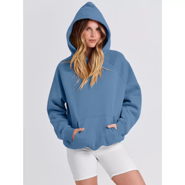 Caracilia Women Hoodies Oversized Sweatshirts Fleece Sweaters Long Sleeve Shirts Cute Loose Y2K Clothes Fall Pullover Top