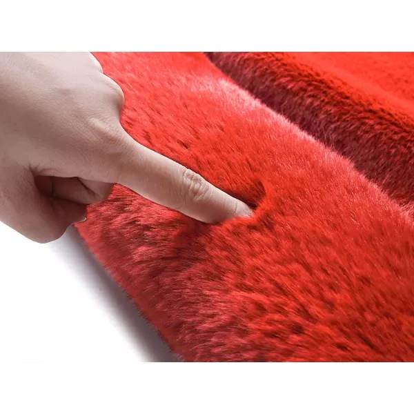 Caracilia Women Luxury Faux Fur Coat Jackets Wrap Cape Shawl for Wedding Party