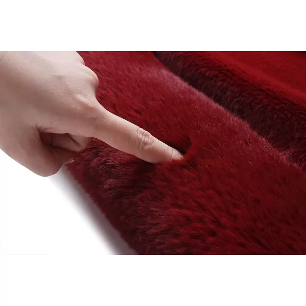 Caracilia Women Luxury Faux Fur Coat Jackets Wrap Cape Shawl for Wedding Party
