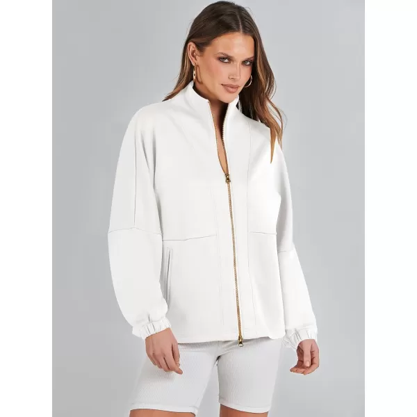 Caracilia Women Oversized Sweatshirt Half Zip Loose fit Long Sleeve Sweater Pullover Top 2023 Fall Casual Jacket Cute Clothes