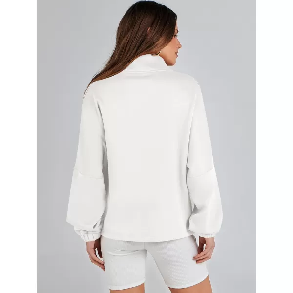 Caracilia Women Oversized Sweatshirt Half Zip Loose fit Long Sleeve Sweater Pullover Top 2023 Fall Casual Jacket Cute Clothes
