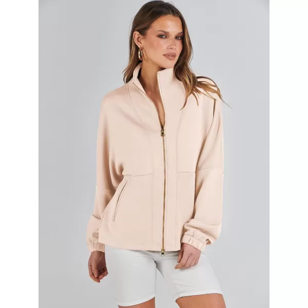 Caracilia Women Oversized Sweatshirt Half Zip Loose fit Long Sleeve Sweater Pullover Top 2023 Fall Casual Jacket Cute Clothes