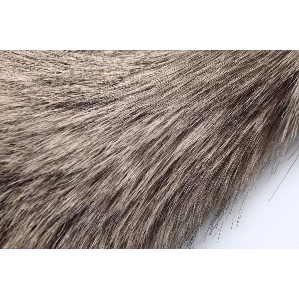 Caracilia Women Winter Warm Faux Fox Fur Collar Scarf Stole Long Scarf Shawl