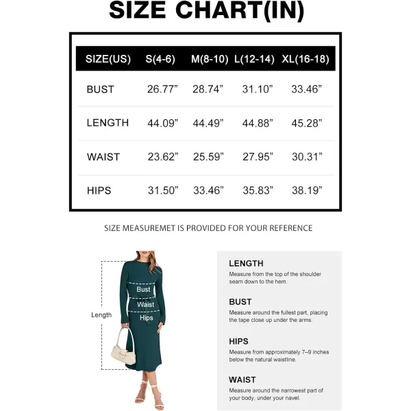 Caracilia Women's Bell Long Sleeve Sweater Dress Turtleneck A Line Bodycon Ribbed Knit Pullover Midi Dresses with Belt