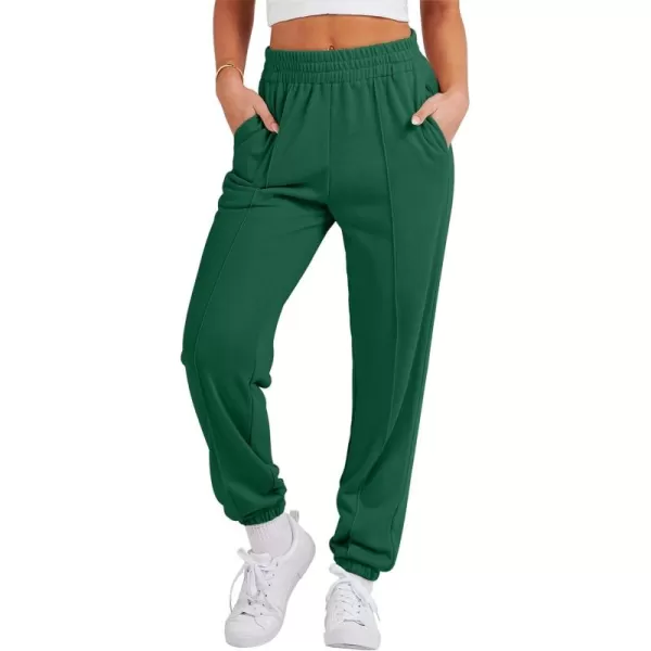 Caracilia Women's Casual Baggy High Waisted Sweatpants Workout Athletic Cinch Bottom Joggers Pants with Pockets