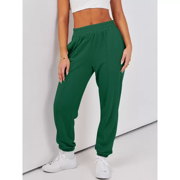 Caracilia Women's Casual Baggy High Waisted Sweatpants Workout Athletic Cinch Bottom Joggers Pants with Pockets