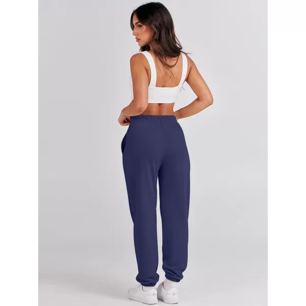 Caracilia Women's Casual Baggy High Waisted Sweatpants Workout Athletic Cinch Bottom Joggers Pants with Pockets
