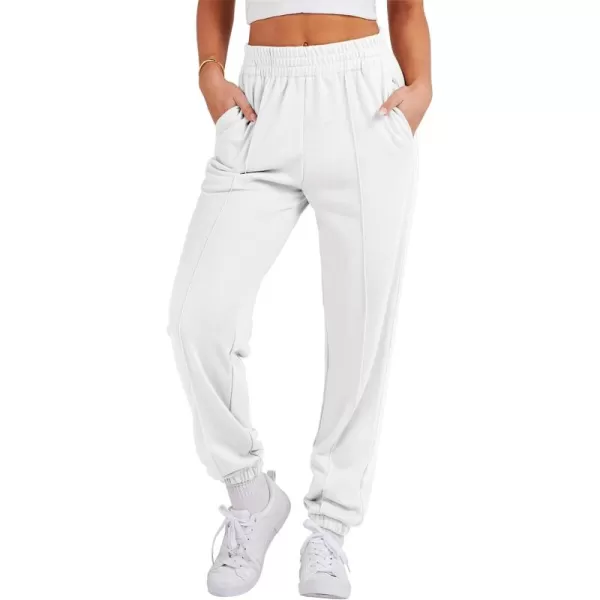 Caracilia Women's Casual Baggy High Waisted Sweatpants Workout Athletic Cinch Bottom Joggers Pants with Pockets